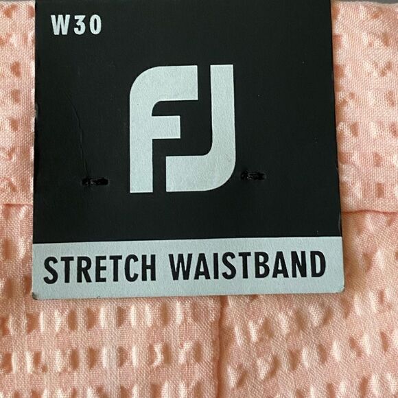 FootJoy Men's Performance Golf Seersucker Shorts Quartz Pink. Size 30. NWT - Picture 7 of 10